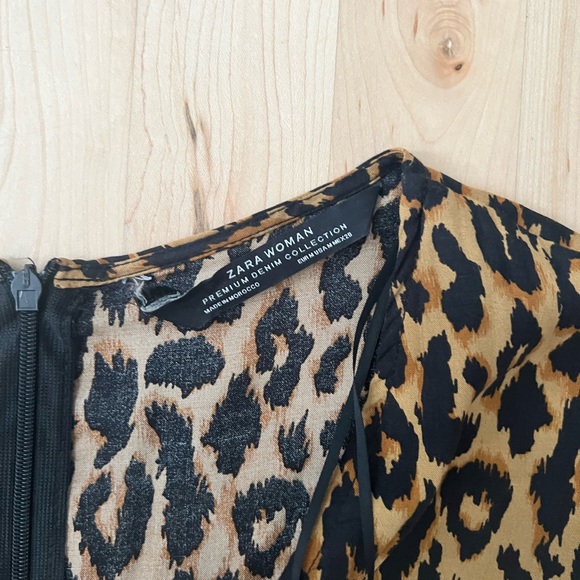Zara leopard midi dress - Picture 2 of 2